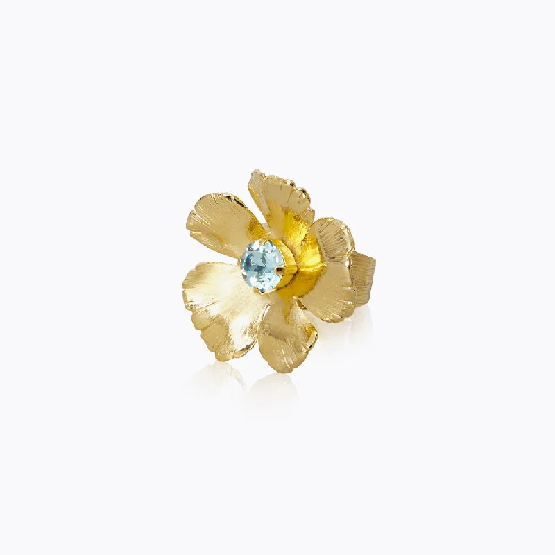 modern dressCaroline Svedbom Anemone Ring Aquamarine