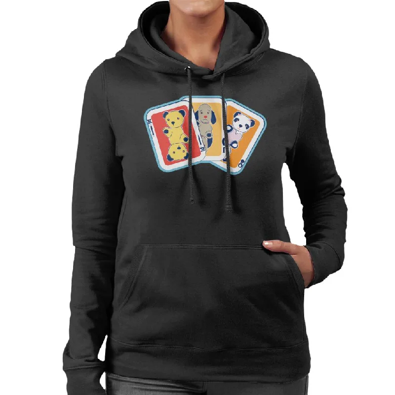 Sooty Playing Card Trio Women's Hooded Sweatshirt