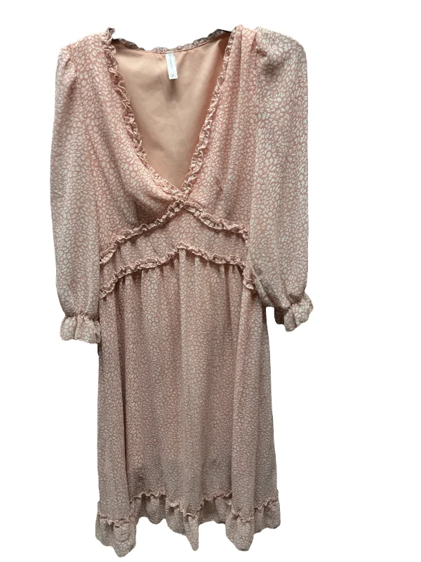 Fantastic Deals Dress Casual Maxi By Clothes Mentor In Pink, Size: M