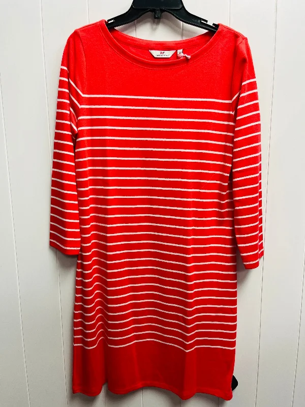 Limited Quantity Dress Casual Short By Vineyard Vines In Red & White, Size: L