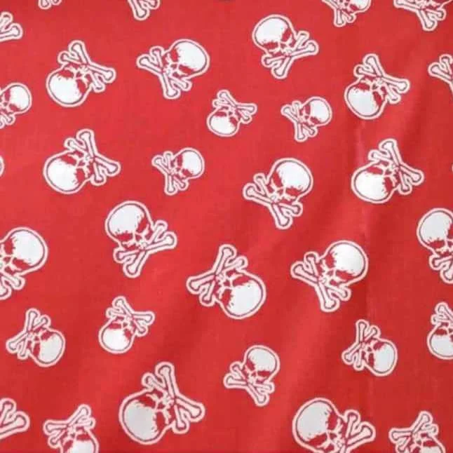 elegant dressSpooky Cute Dresses & Blouses - Red and White Skulls Print - Made to Order