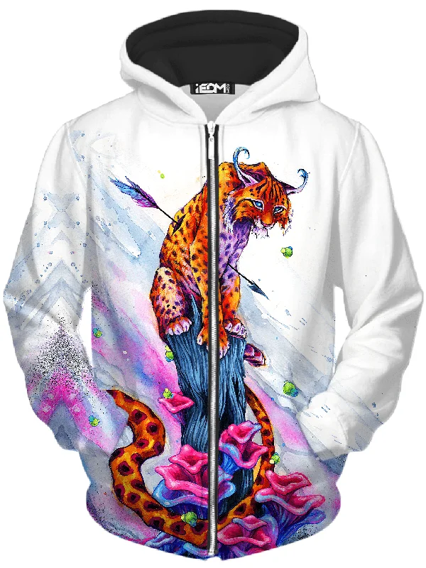 Terrestrial Kitty Unisex Zip-Up Hoodie