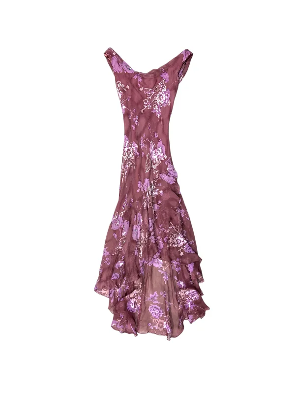 trendy bodycon dressDress Party Long By Alex Evenings In Pink & Purple, Size: 4p