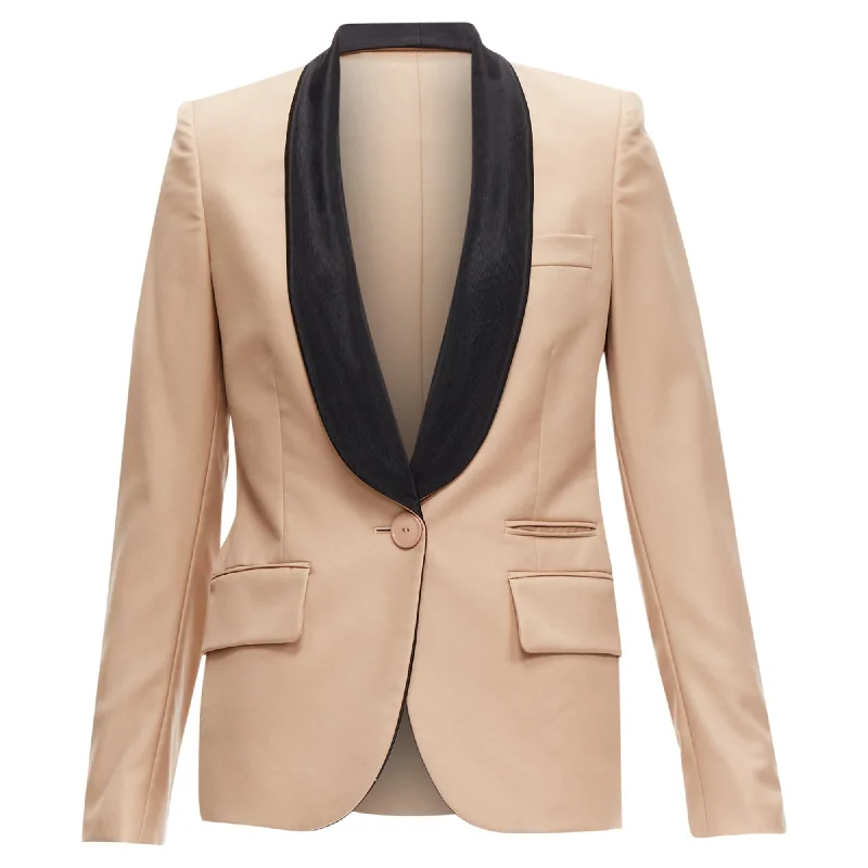 Super Deal Stella McCartney wool shawl collar multi pocket tux blazer