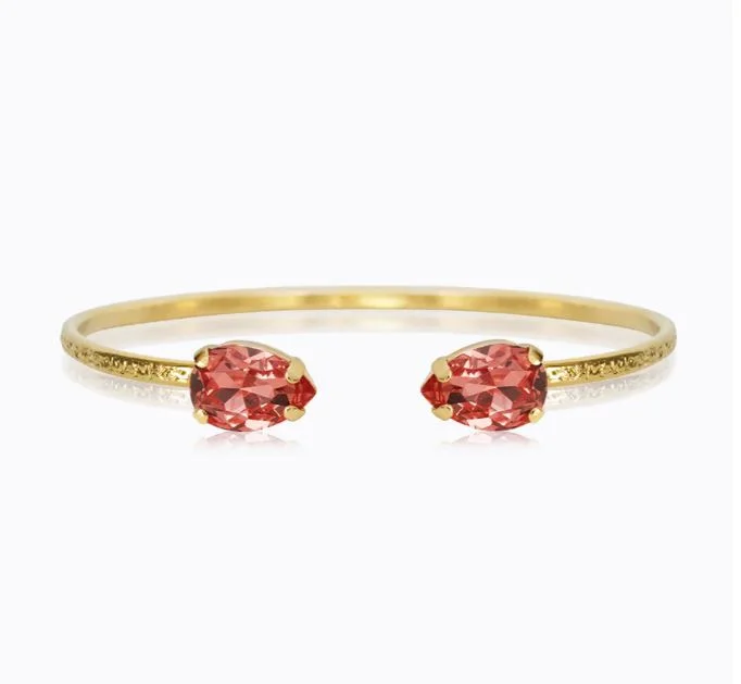 Deal Mania Caroline Svedbom Petite Drop Bracelet Gold Rose Peach
