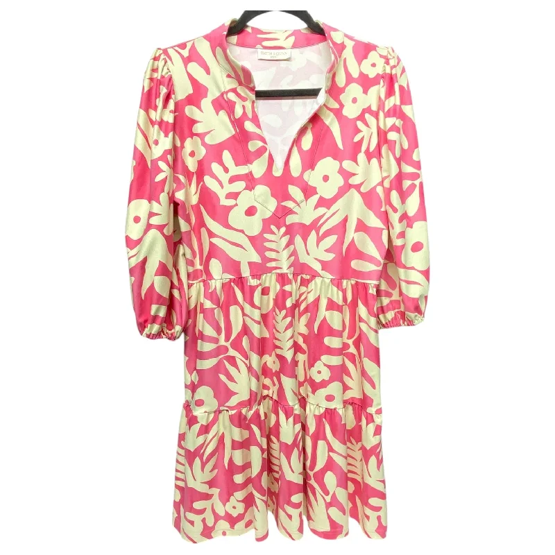 Act Now Dress Casual Short By Smith & Quinn In Pink & White, Size: S
