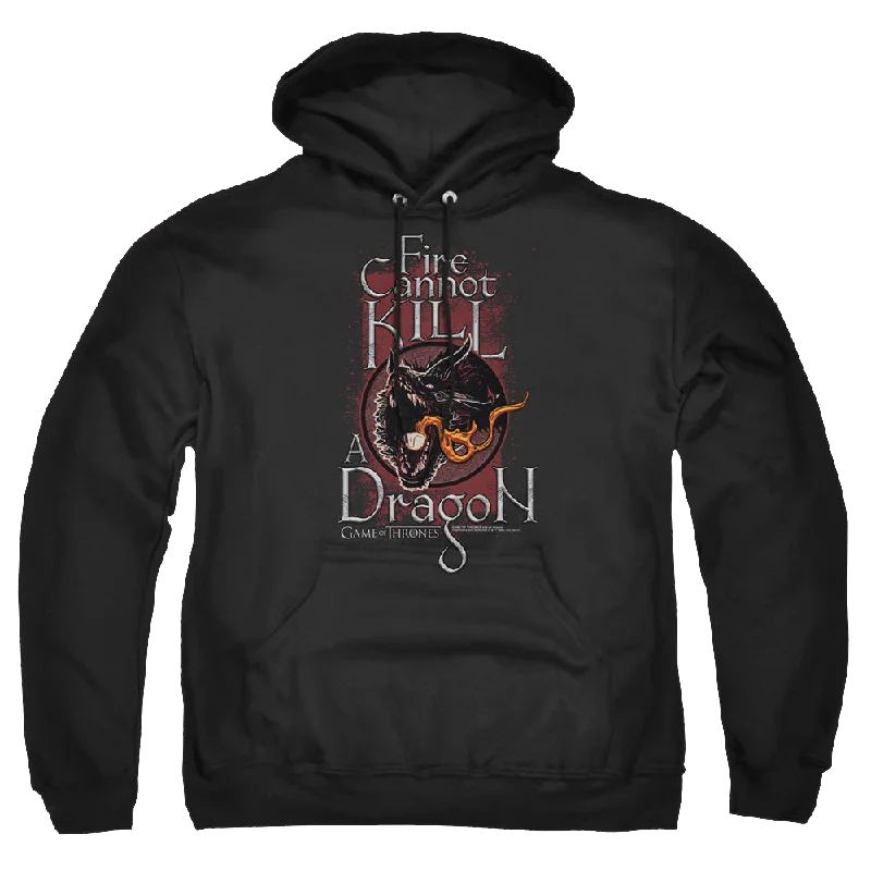 Game of Thrones Fire Cannot Kill A Dragon - Pullover Hoodie