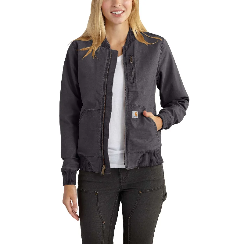 Super Sale Women's Rugged Flex® Relaxed Fit Canvas Jacket - 1 Warm Rating