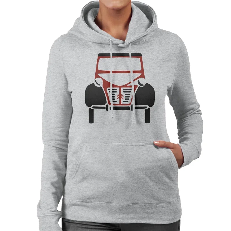 Citroën Classic 2CV Women's Hooded Sweatshirt