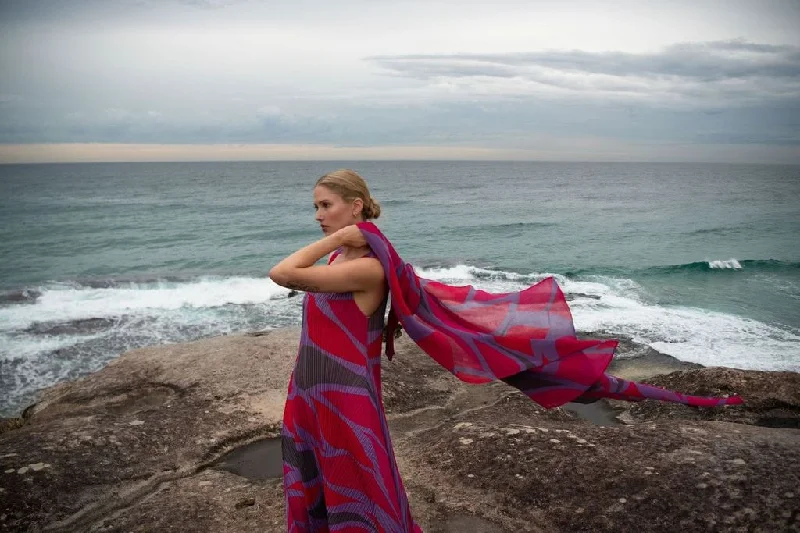 Exclusive Offers Alquema Long Estrella Dress And Collare Coat - Caper