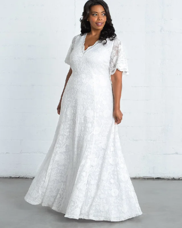 fitted dressBlissful Lace Wedding Gown - Sale!