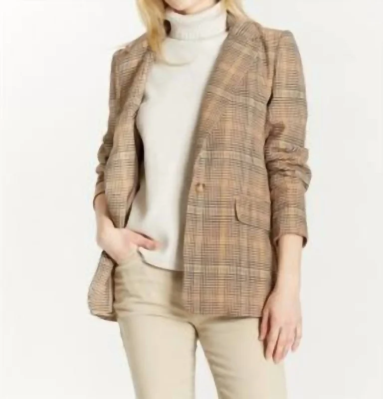 Inventory Reduction Slim Boyfriend Blazer In Light Sage