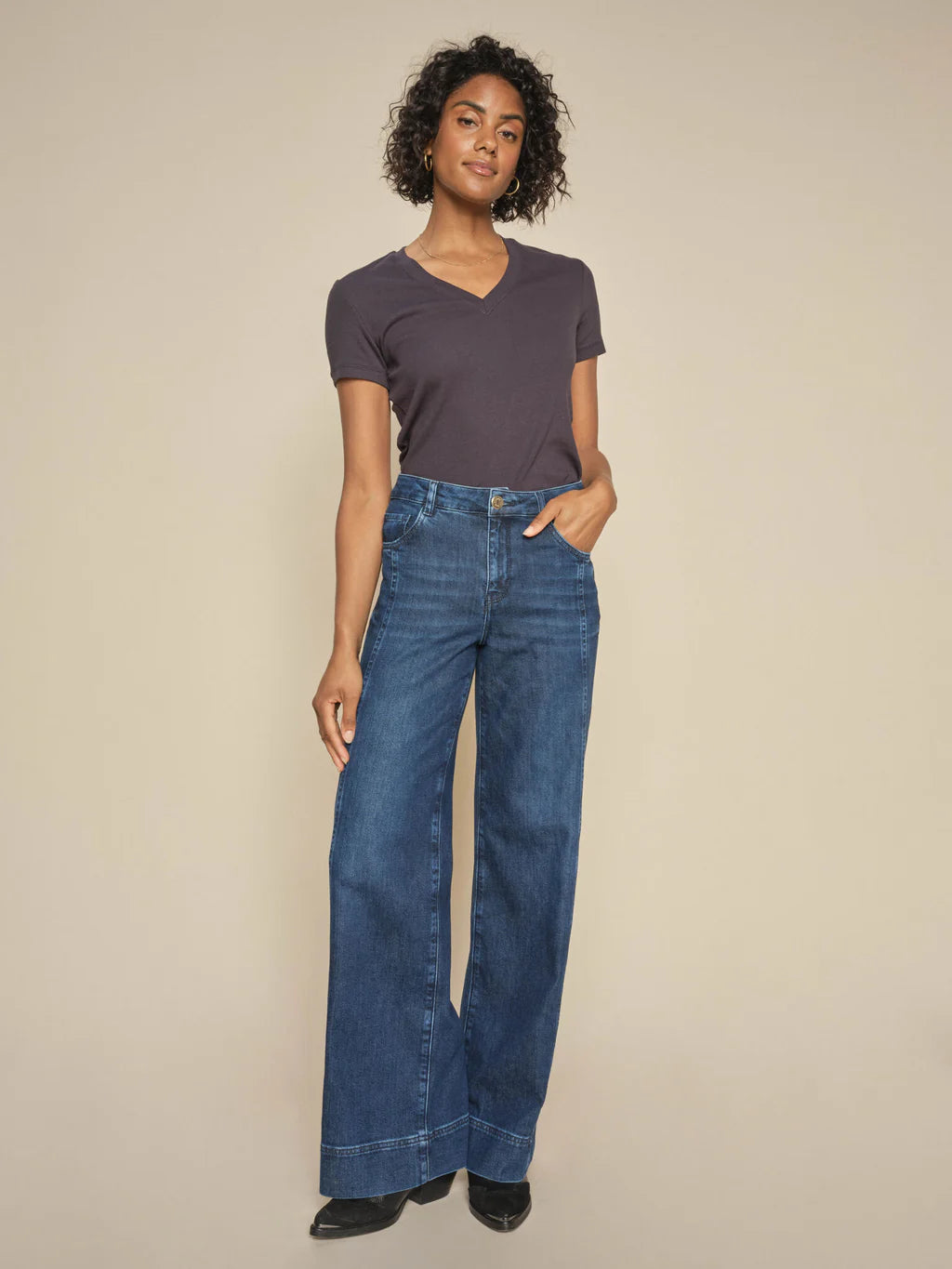 Big Savings Mos Mosh Long Reem Epic Dark Blue Jeans