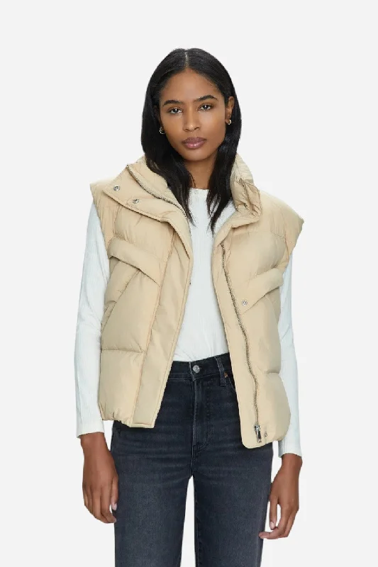 warm jacketPistola Joss Quilted Puffer Vest Warm Sand