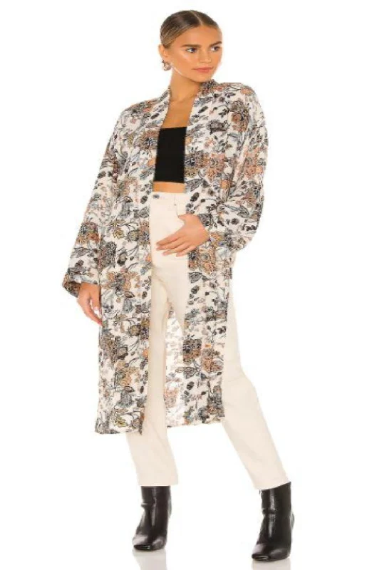 fitted trench coatPLAY IT COOL IVORY COMBO