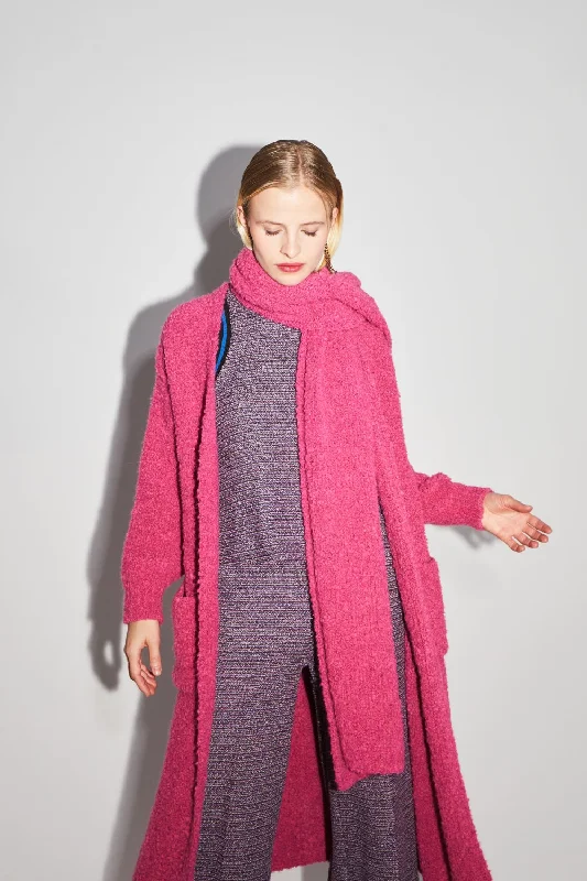 Mega Sale Imprevu Pink Bouclette Scarf