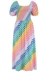 Bargain Bin Sugarhill Rainbow Checkered