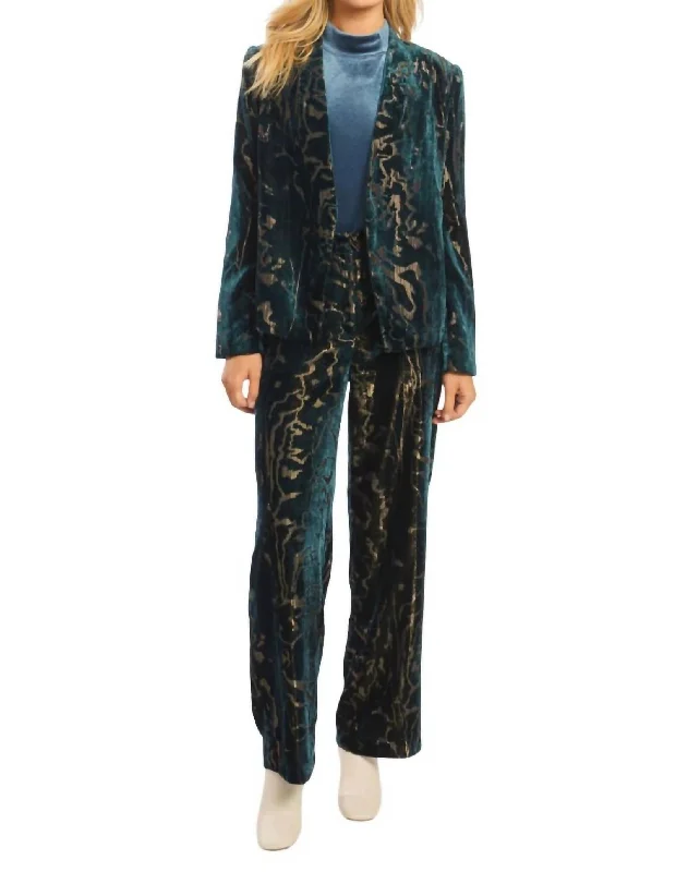 Year-End Clearance Elize Blazer In Golden Jade
