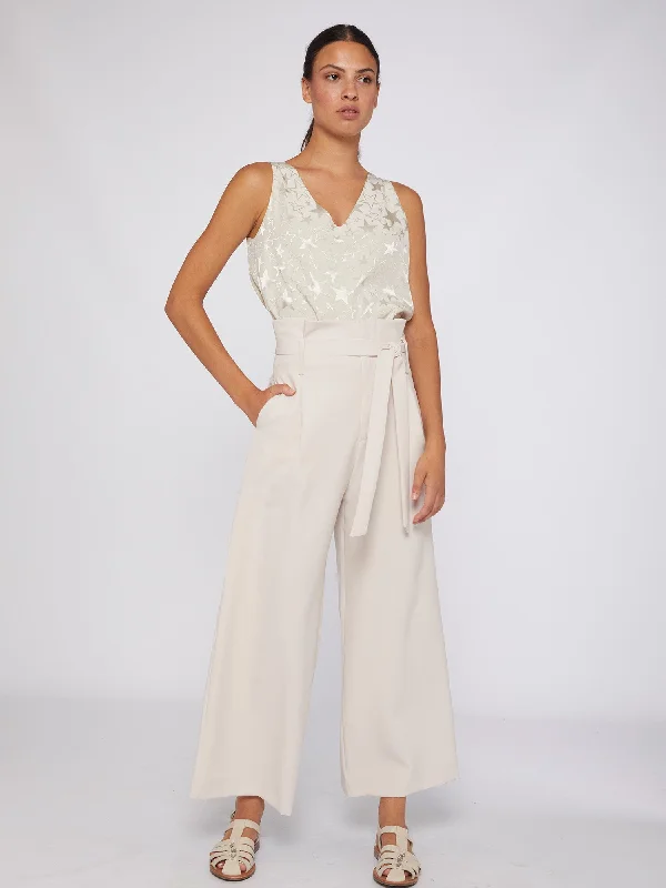 Fantastic Deals Vilagallo Brisa Crep Crudo Stretch Trouser