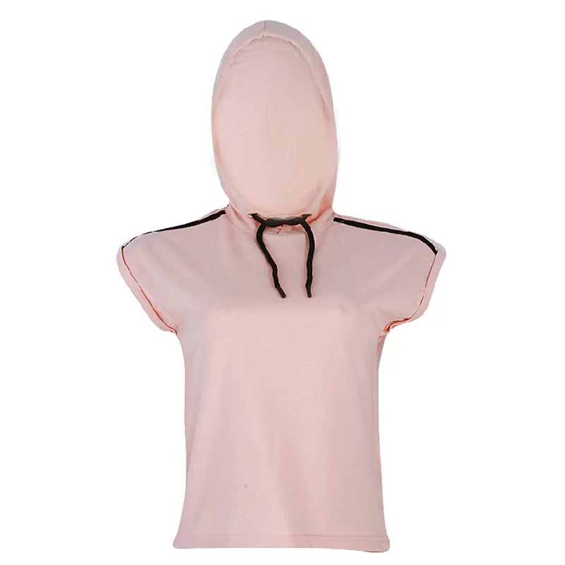 sporty casual hoodieREDTAG Women's Pale Pink Sweatshirts