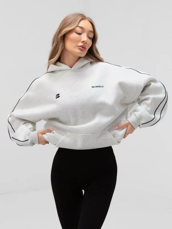 YEAR-End Sale Apex Pro Oversized Hoodie - Marl White
