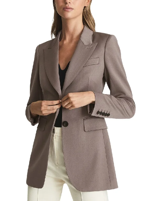 Can't Miss Reiss Harper Single Breasted Wool-Blend Blazer
