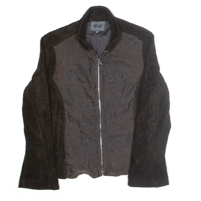Price Reduction NIKE SPORTSWEAR Fleece Jacket Brown Womens L
