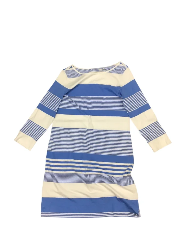Can't Miss Dress Designer By Lilly Pulitzer In Blue & White, Size: M