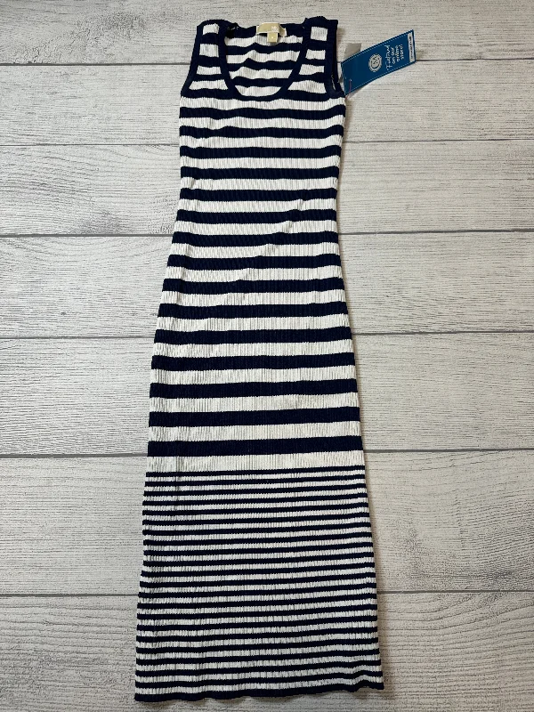 fitted dressDress Designer By Michael Kors In Striped Pattern, Size: S