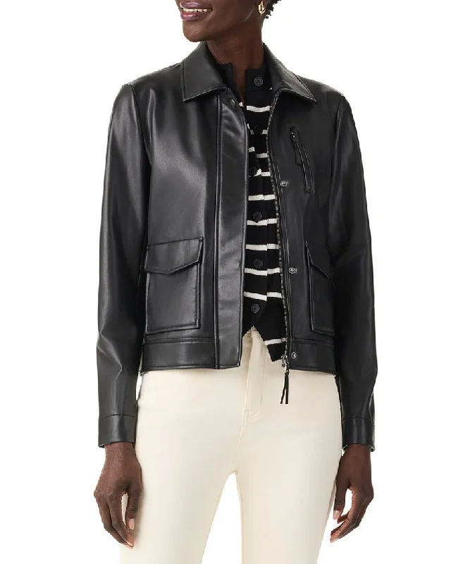 Don't Wait NIC & ZOE Faux Leather Downtown Jacket