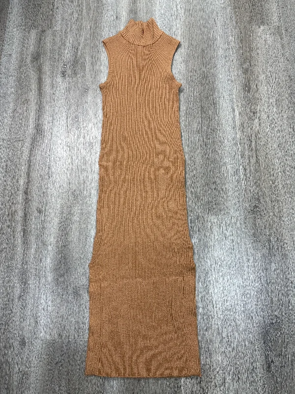 minimalistic dressDress Casual Maxi By Magaschoni In Brown, Size: Xs