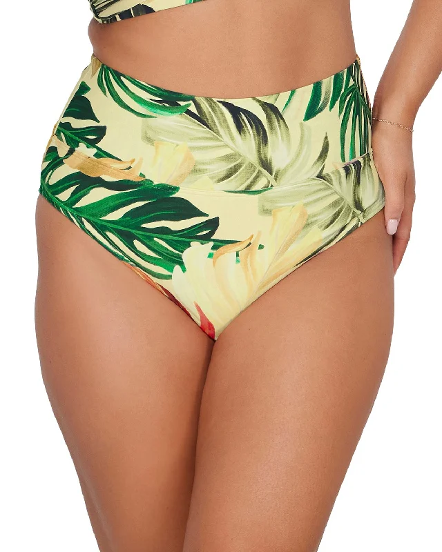 Doorbuster Deal 2025 Sunsets Amber Oasis Hannah High Waist Fold Over Bottom - 33B