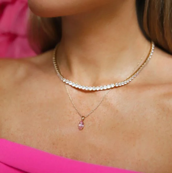 Clearance Items Caroline Svedbom Zara Necklace Gold Crystal