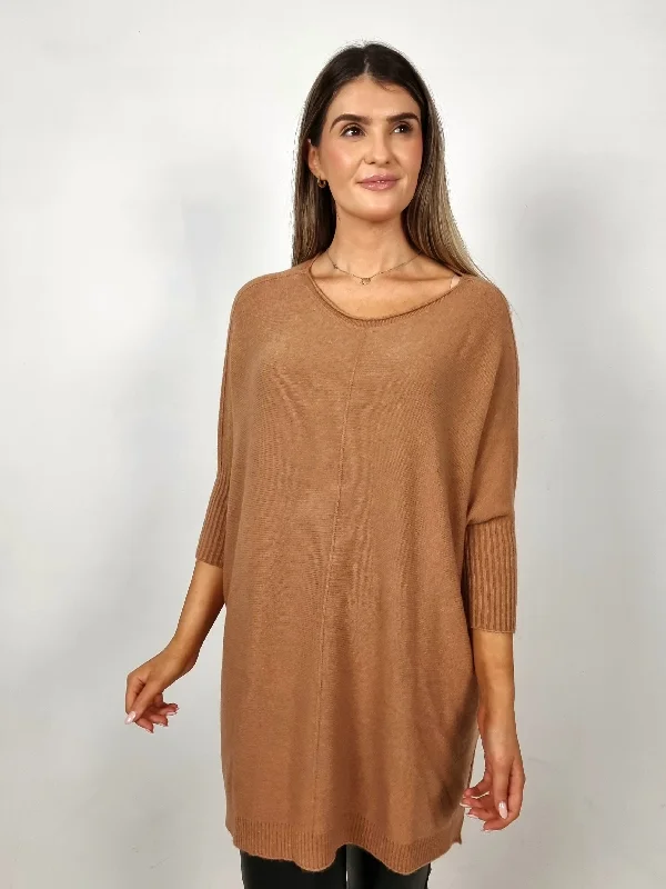 Daily Deals Alexandre Laurent Cognac Knited Sweater