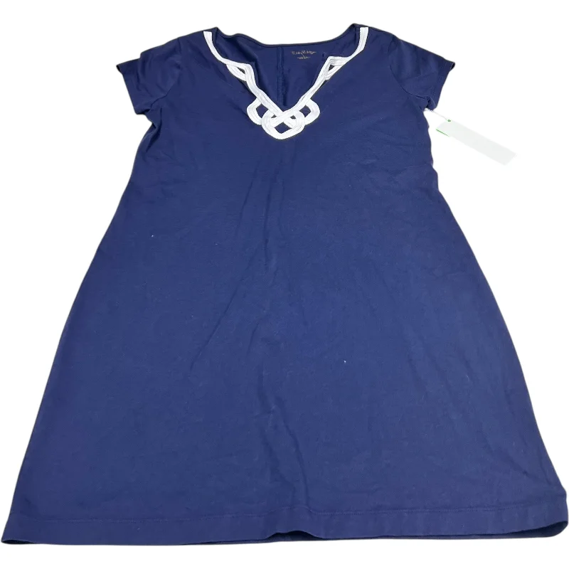 Bargain Prices Dress Designer By Lilly Pulitzer In Navy, Size: L