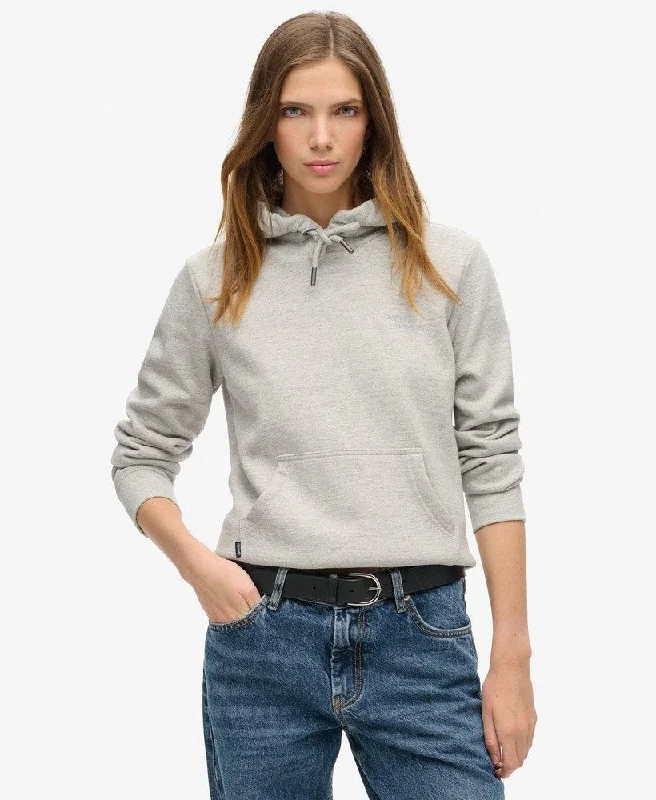 Act Now Essential Logo Hoodie | Varsity Grey Gindle
