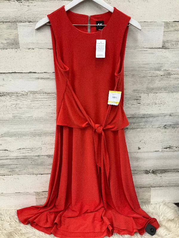 high-waisted dressDress Work By Anne Klein In Orange, Size: M