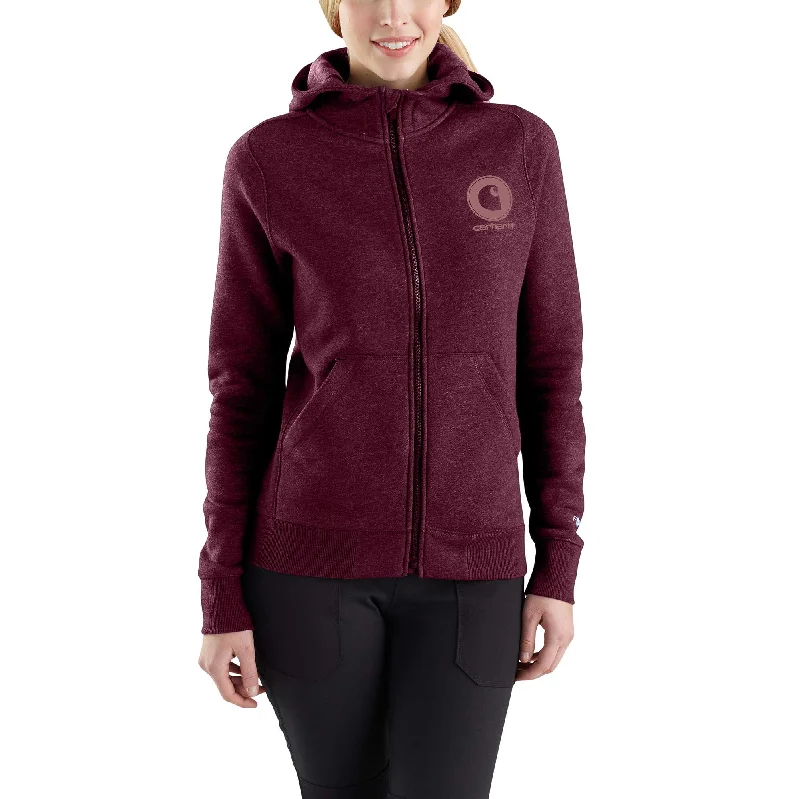 Instant Savings Carhartt Force® Delmont Graphic Zip-Front Hooded Sweatshirt