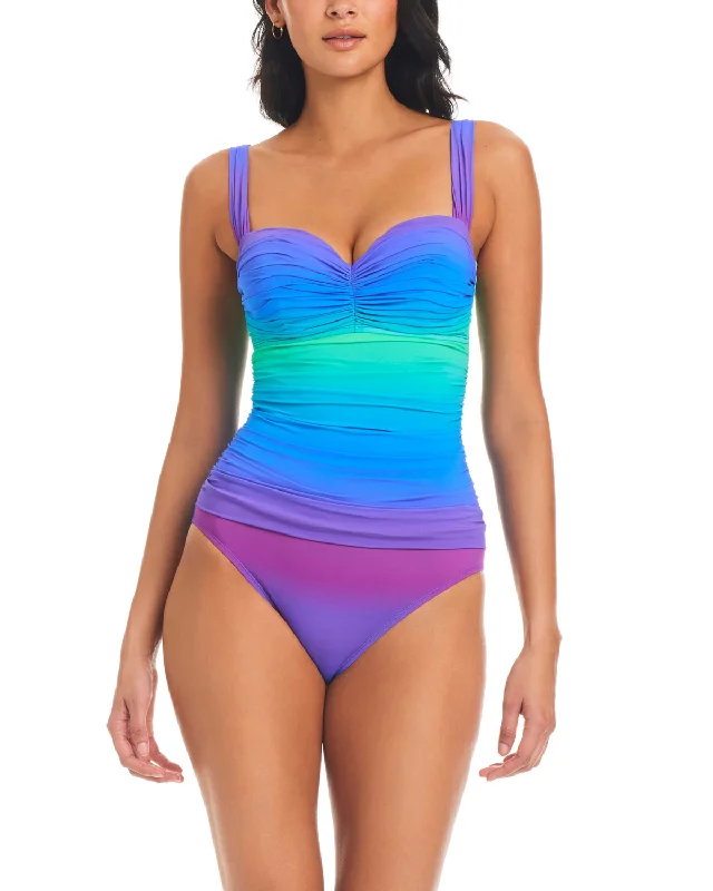 Price Rollback 2024 Bleu by Rod Beattie Heat of the Moment Shirred Bandeau One Piece - Rbhm24978 Price Rollback 2024 Bleu by Rod Beattie Heat of the Moment Shirred Bandeau One Piece - Rbhm24978