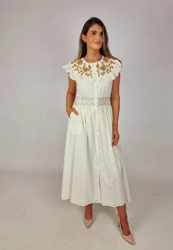 Savings Event Md'M Cream Dress