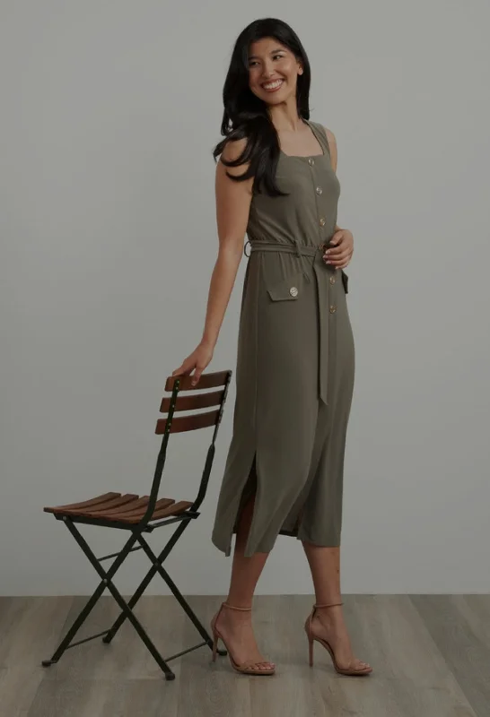 New Deals Joseph Ribkoff Button-Up Shirt Dress