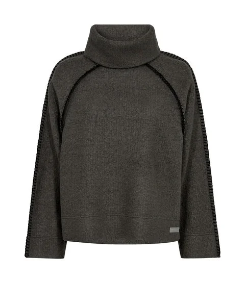 flowy dressMos Mosh Sharkskin Caja O-LS Sweatshirt