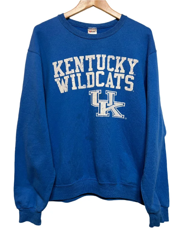 graphic gym sweatshirtKentucky Wildcats Mens Blue Sweatshirt (Size M)