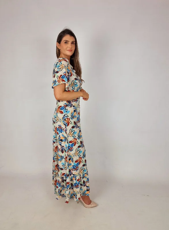 Act Now Md'M Long Wrap Dress