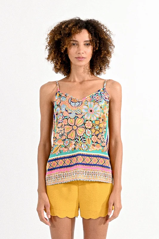 Big Discounts Molly Bracken Multi Cloured Woven Cami