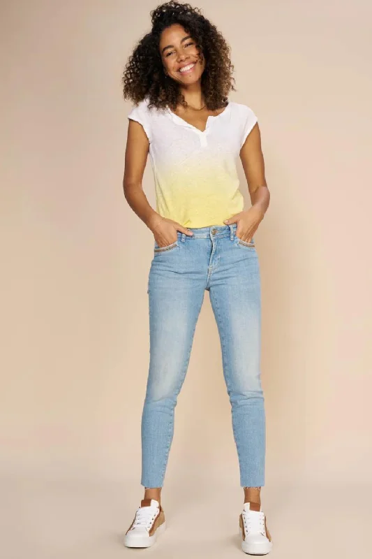 Blowout Deals Mos Mosh Light Blue Ankle Summer Blue Jeans