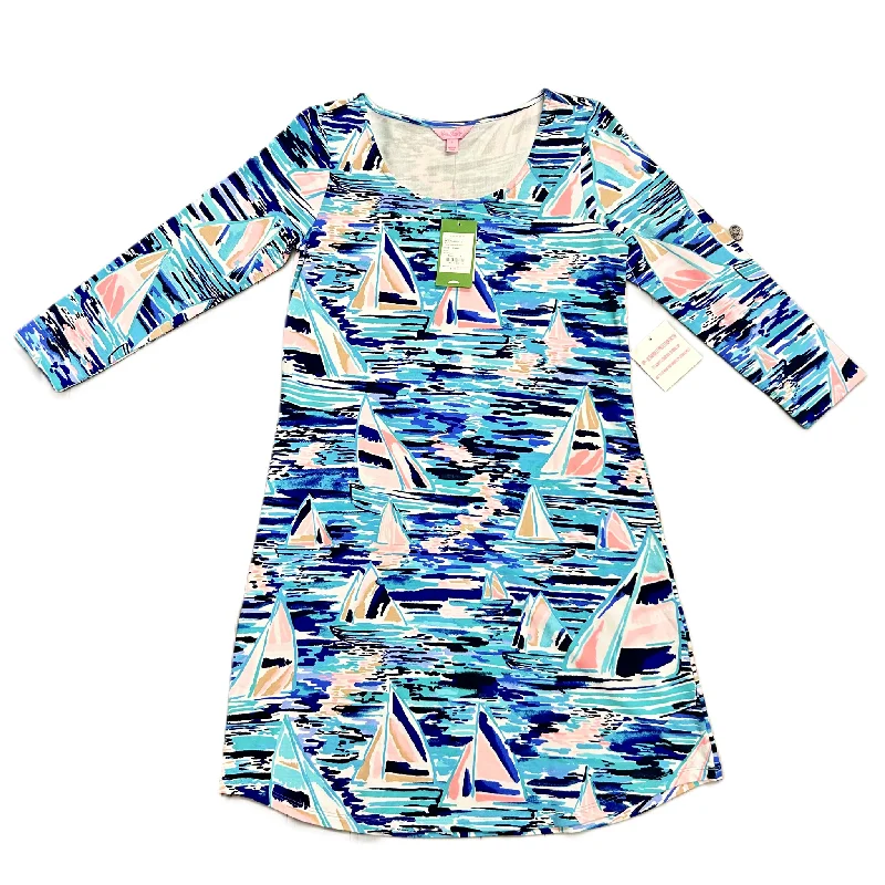 Daily Specials Dress Designer By Lilly Pulitzer In Blue, Size: S
