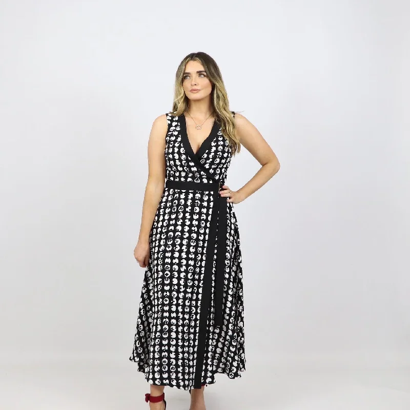 Price Buster Joseph Ribkoff Graphic Polka Dot, Wrap-Front Dress