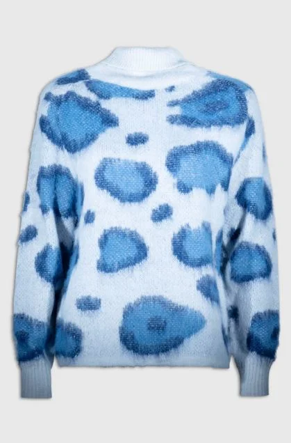 The Best Prices Md'M Multi Knitted Roll Neck Sweater