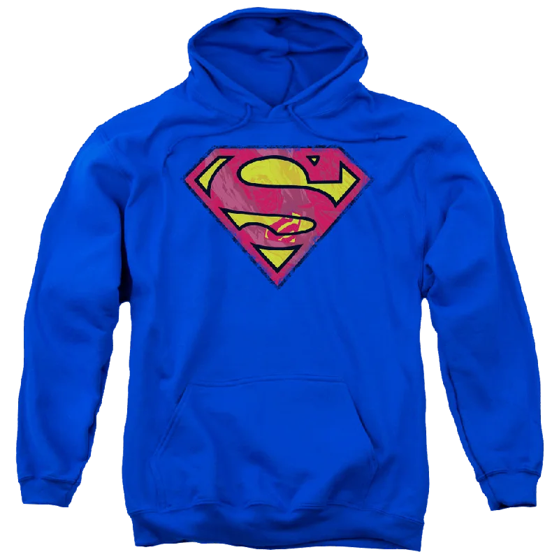 Superman Action Shield - Pullover Hoodie